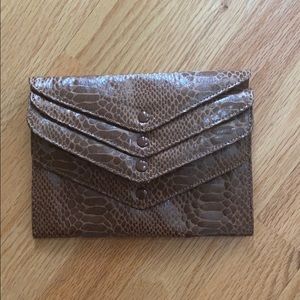 Stylish brown clutch
